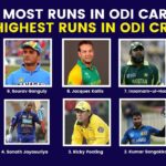 Most Runs in ODI Career – Highest Runs in ODl Cricket