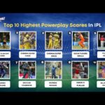 Top 10 highest powerplay scores in IPL