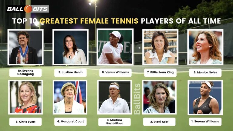 Top 10 Greatest Female Tennis Players Of All Time