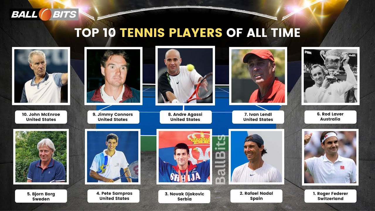 Top 10 tennis players of all time