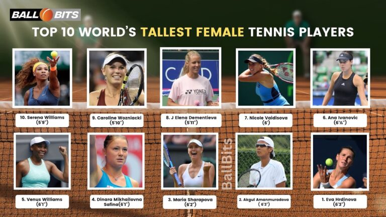 Top 10 World’s Tallest Female Tennis Players