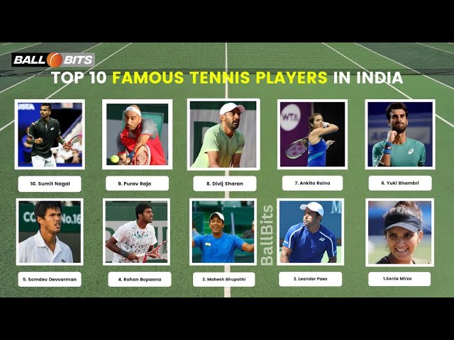 Top 10 Famous Tennis Players in India