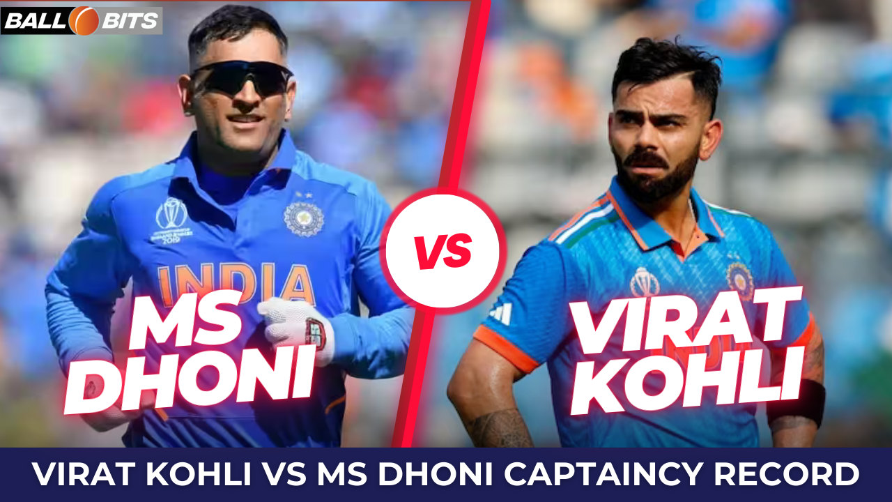 Virat Kohli vs Ms Dhoni Captaincy Record
