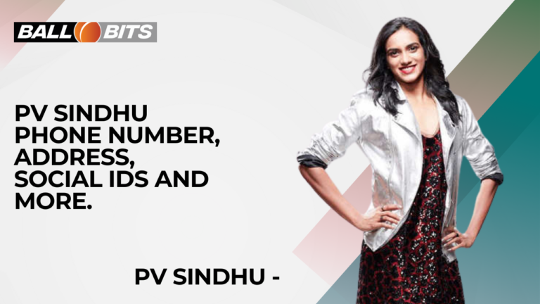 PV Sindhu Phone Number