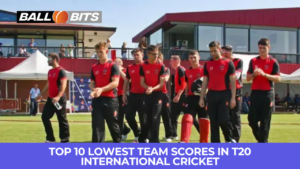 Lowest Team Scores In T20 International Cricket