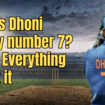 Why is Dhoni jersey number 7?