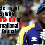 Duck Out In International Cricket